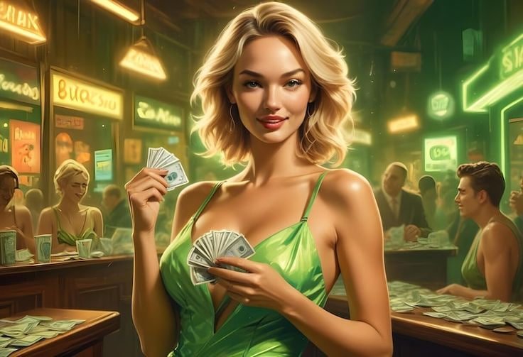 Antarmuka permainan Play'n GO dengan fitur bonus dan pengaturan taruhan